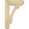 Ekena Millwork Imperial Craftsman Rough Sawn Bracket w/ Offset Brace, Douglas Fir, 6"W x 16"D x 24"H BKT0604X16X24IMP04RDF - alternate 2